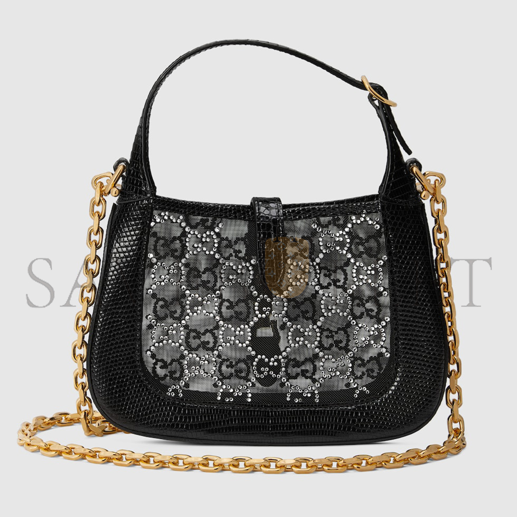 G*u*i jackie 1961 mini lizard shoulder bag 677027 (19*13*3cm)